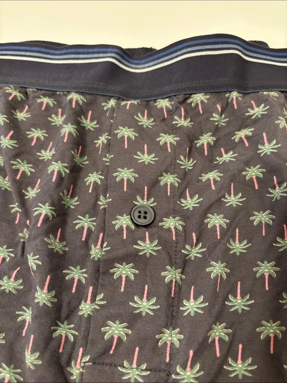 Marine Layer Navy Palm-Print Boxer Briefs - M